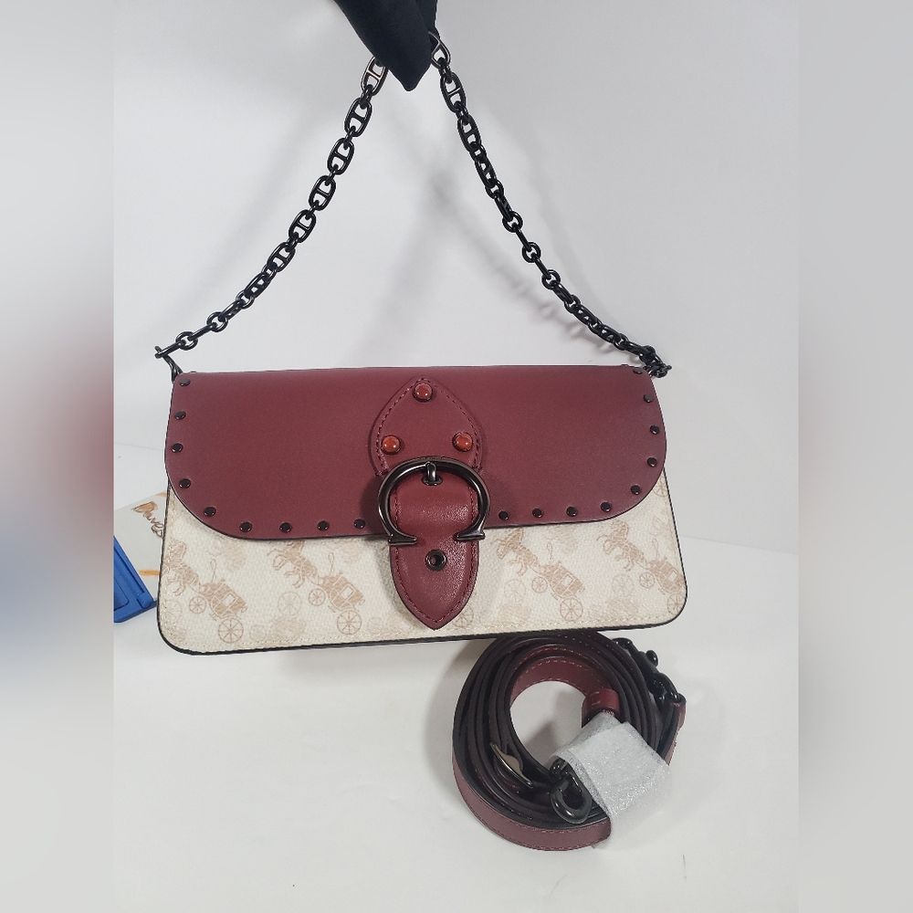 Coach Beat Crossbody Clutch With Horse NWT